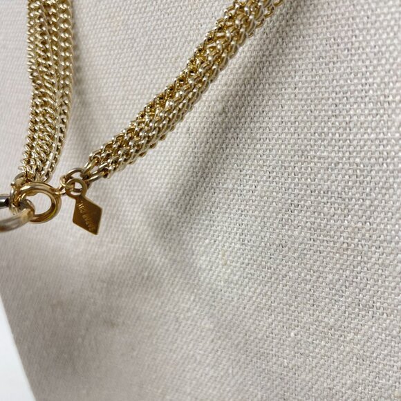 Sarah Coventry Long‎ Tassel Necklace Convertible Adjustable Gold-Tone Vintage - Picture 6 of 9